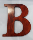 Lettre B en bois